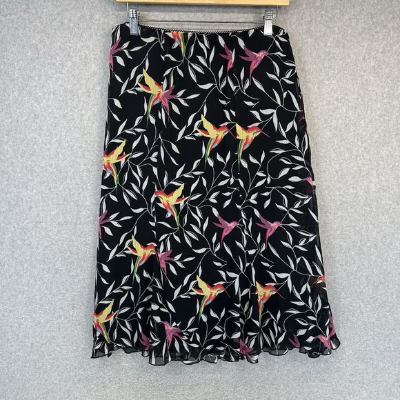 Draper's & Damon's Dresses & Skirts - Drapers & Damons Womens Skirt Size Medium Multicolor A-Line Floral Lined New Tag